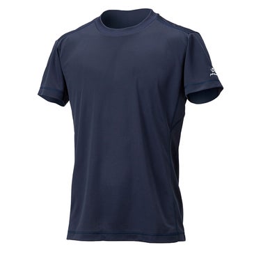 ファイテン Phiten　RAKU 無地 半袖 Tシャツ ネイビー JG5740  画像2(ALT)