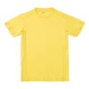 ファイテン Phiten　RAKU 無地 半袖 Tシャツ イエロー JG5741