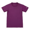 ファイテン Phiten　RAKU 無地 半袖 Tシャツ パープル JG5742