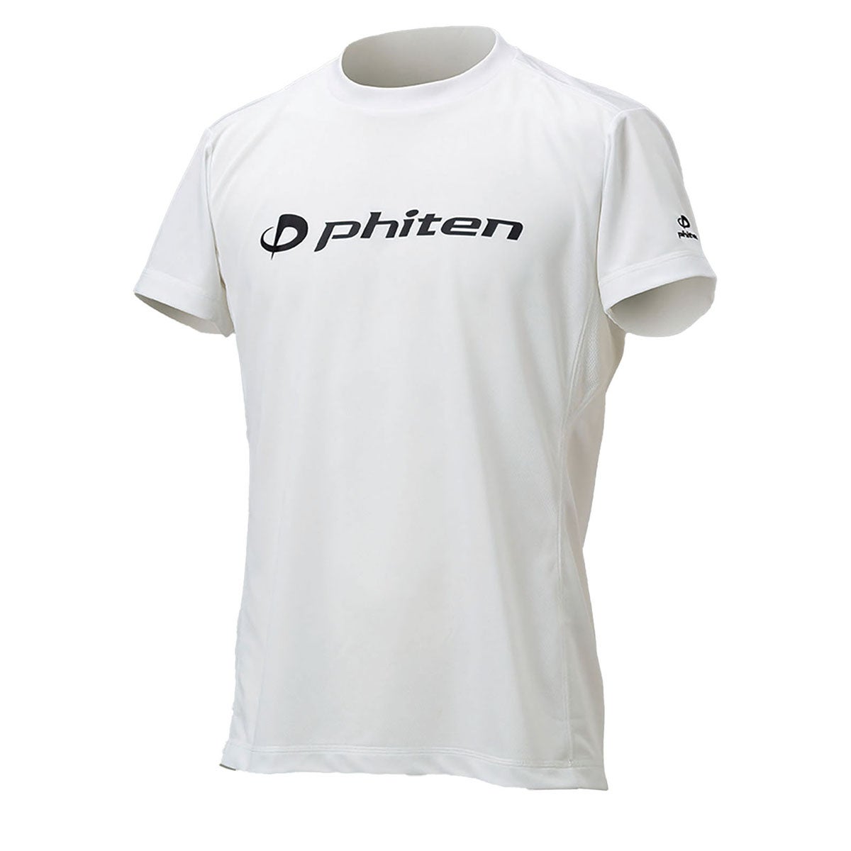 ファイテン Phiten　RAKU 半袖 Tシャツ ホワイト/ブラック JG5750 2024年モデル 画像3(ALT)