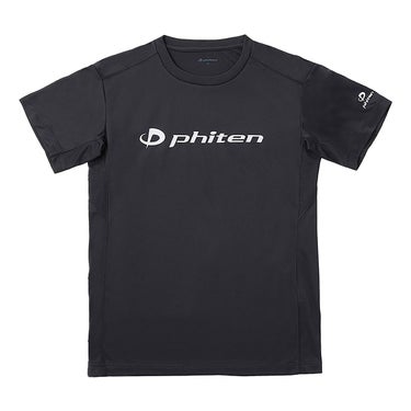 ファイテン Phiten　RAKU 半袖 Tシャツ ブラック/シルバー JG5761 2024年モデル