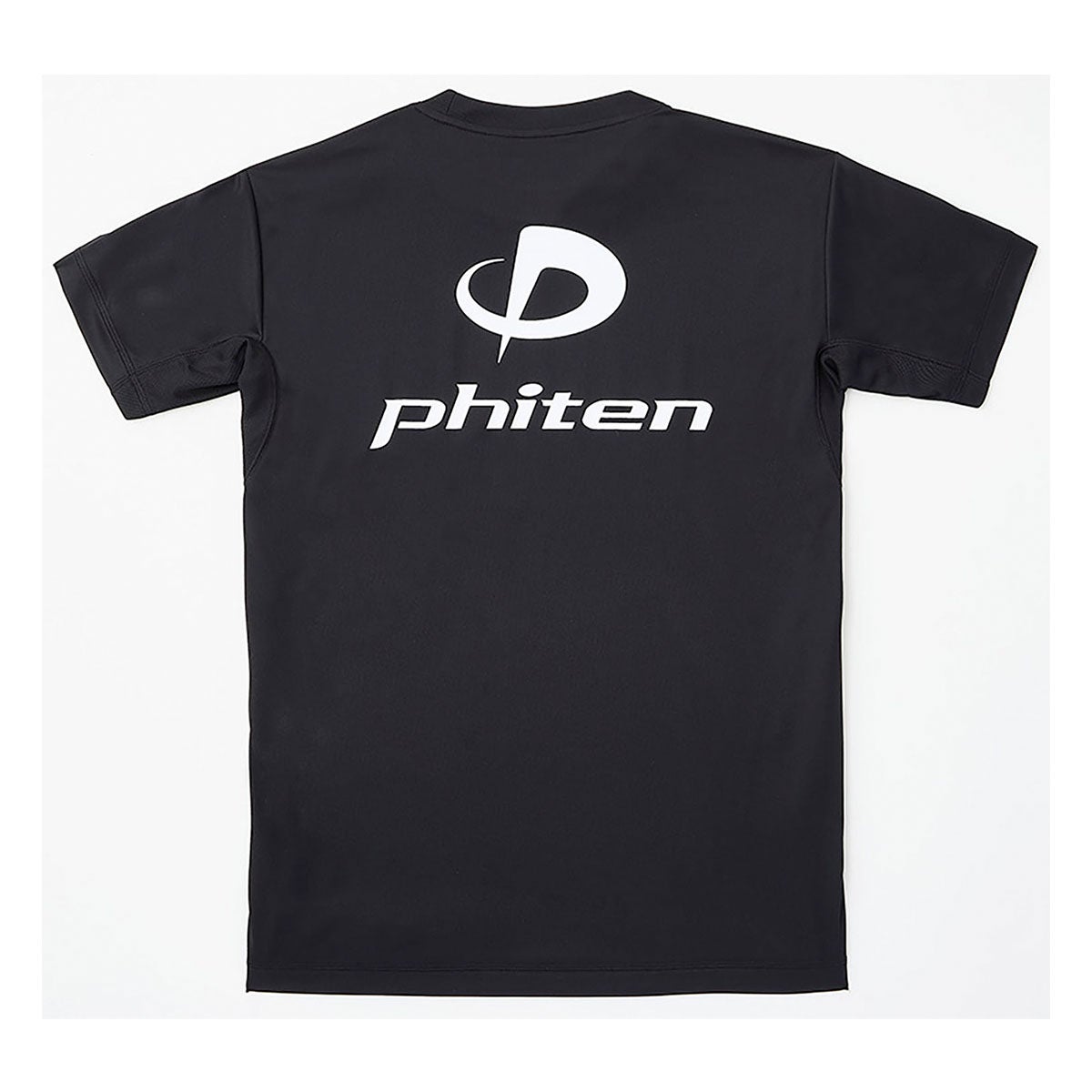 ファイテン Phiten　RAKU 半袖 Tシャツ ブラック/ホワイト JG5762 2024年モデル 画像2(ALT)