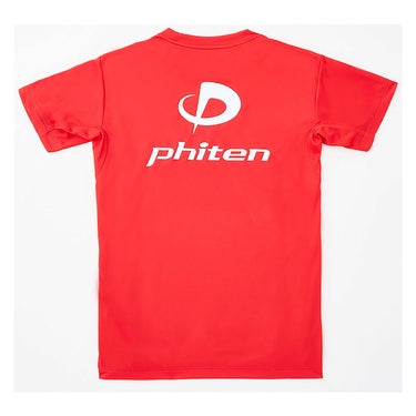 ファイテン Phiten　RAKU 半袖 Tシャツ レッド/ホワイト JG5790 2024年モデル 画像2(ALT)