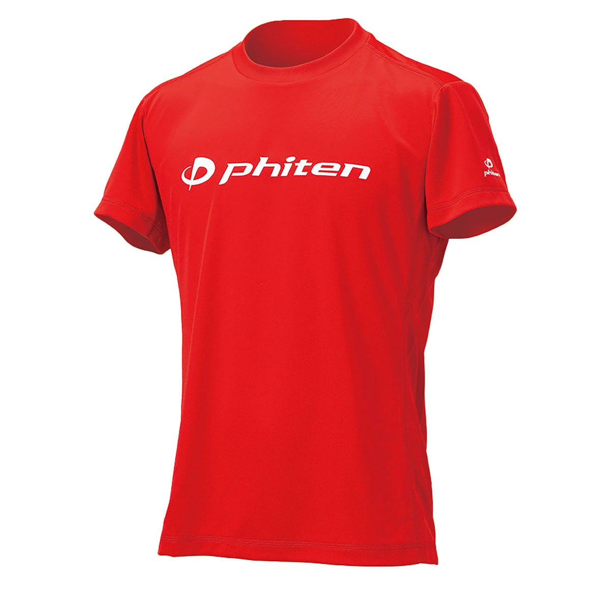 ファイテン Phiten　RAKU 半袖 Tシャツ レッド/ホワイト JG5790 2024年モデル 画像3(ALT)