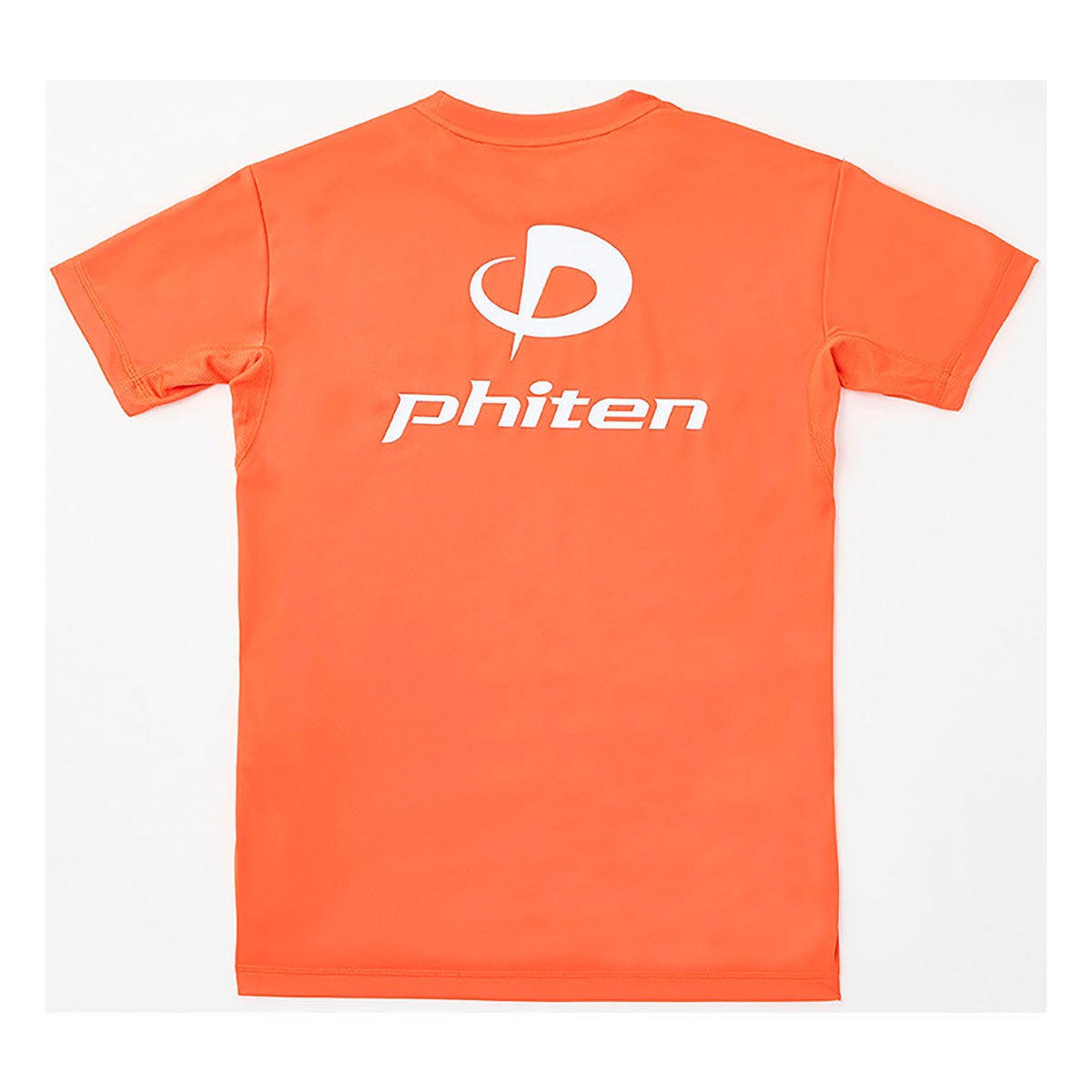 ファイテン Phiten RAKU 半袖 Tシャツ オレンジ/ホワイト JG5800 2024