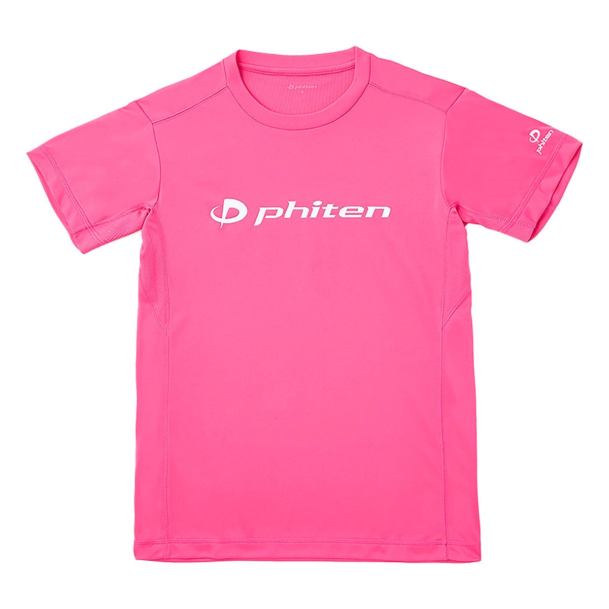 ファイテン Phiten　RAKU 半袖 Tシャツ マゼンタ/ホワイト JG5810 2024年モデル