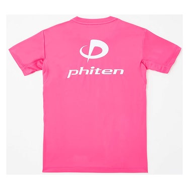 ファイテン Phiten　RAKU 半袖 Tシャツ マゼンタ/ホワイト JG5810 2024年モデル 画像2(ALT)