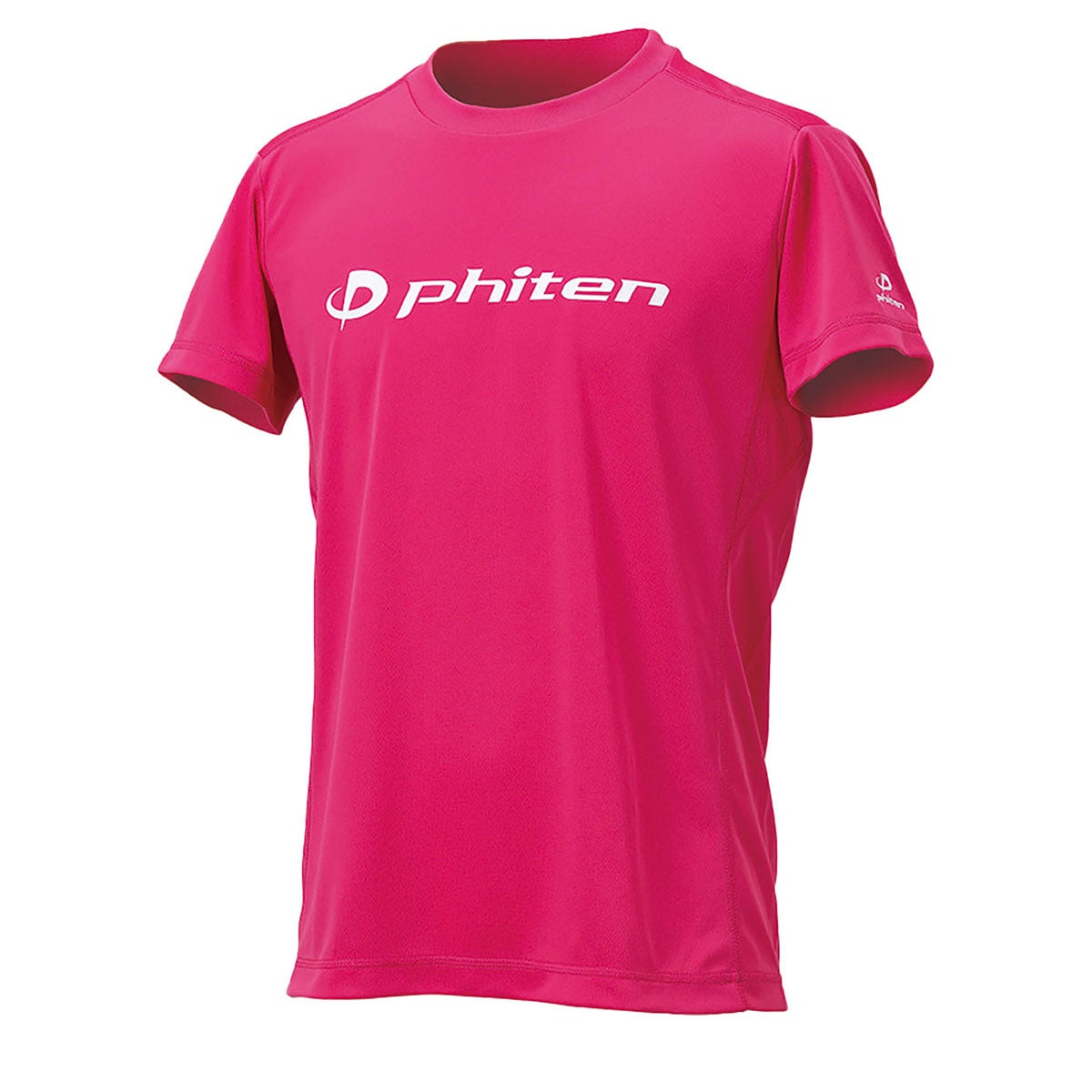 ファイテン Phiten　RAKU 半袖 Tシャツ マゼンタ/ホワイト JG5810 2024年モデル 画像3(ALT)