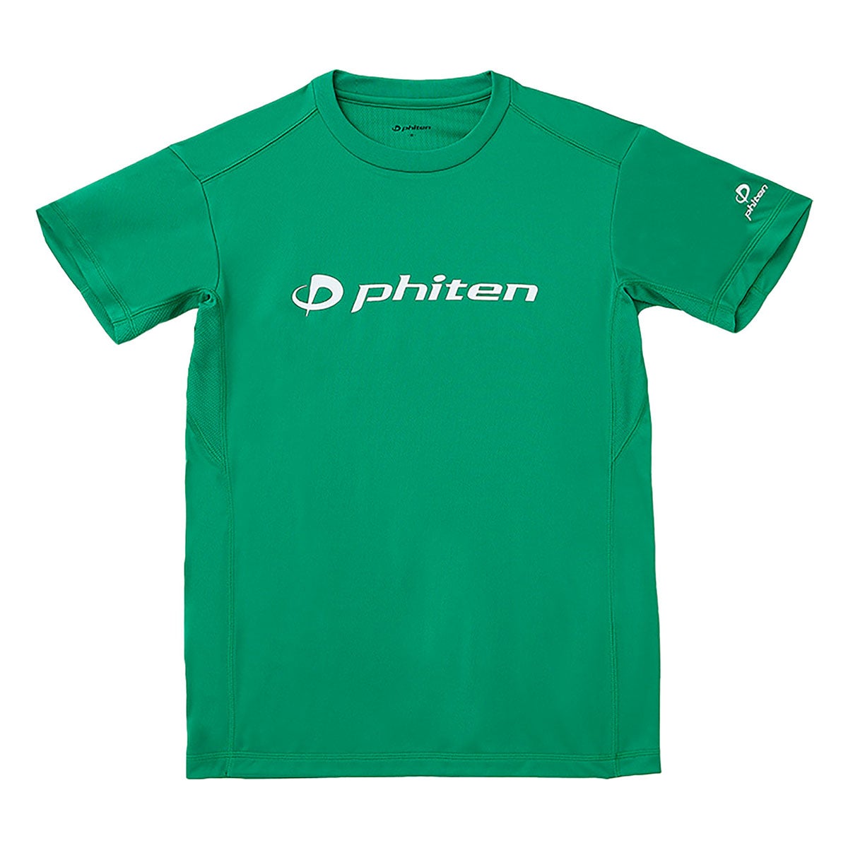 ファイテン Phiten RAKU 半袖 Tシャツ グリーン/ホワイト JG5820 2024年モデル