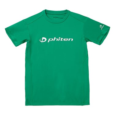 ファイテン Phiten　RAKU 半袖 Tシャツ グリーン/ホワイト JG5820 2024年モデル
