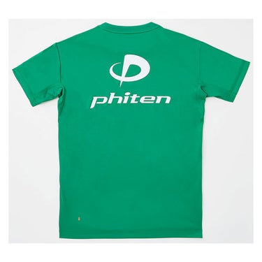 ファイテン Phiten　RAKU 半袖 Tシャツ グリーン/ホワイト JG5820 2024年モデル 画像2(ALT)