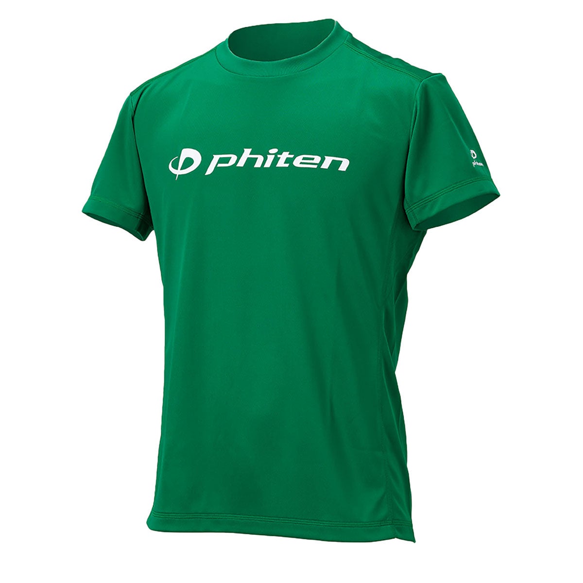 ファイテン Phiten　RAKU 半袖 Tシャツ グリーン/ホワイト JG5820 2024年モデル 画像3(ALT)