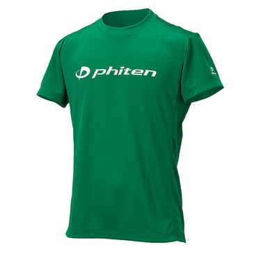 ファイテン Phiten　RAKU 半袖 Tシャツ グリーン/ホワイト JG5820 2024年モデル 画像3(ALT)