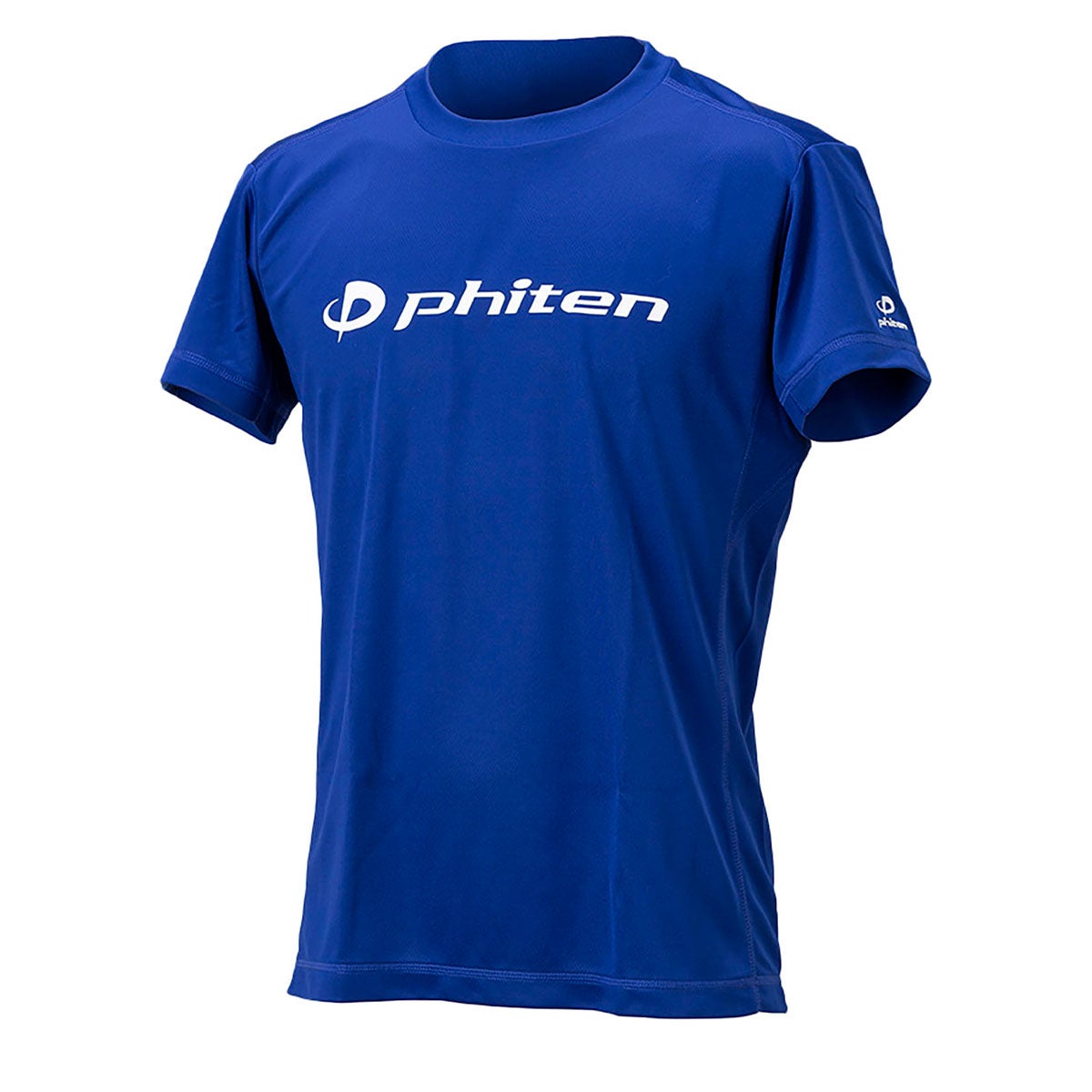 ファイテン Phiten　RAKU 半袖 Tシャツ ロイヤルブルー/ホワイト JG5840 2024年モデル 画像3(ALT)