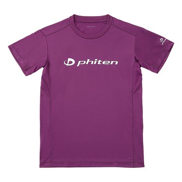 ファイテン Phiten　RAKU 半袖 Tシャツ パープル/ホワイト JG5870 2024年モデル