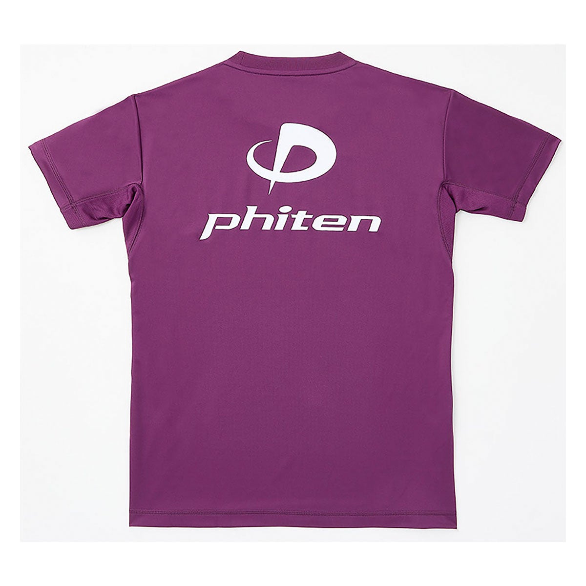 ファイテン Phiten　RAKU 半袖 Tシャツ パープル/ホワイト JG5870 2024年モデル 画像2(ALT)