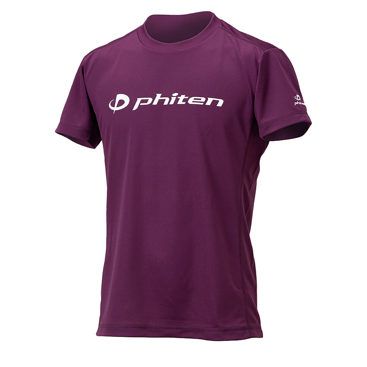 ファイテン Phiten　RAKU 半袖 Tシャツ パープル/ホワイト JG5870 2024年モデル 画像3(ALT)