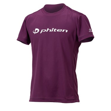 ファイテン Phiten　RAKU 半袖 Tシャツ パープル/ホワイト JG5870 2024年モデル 画像3(ALT)