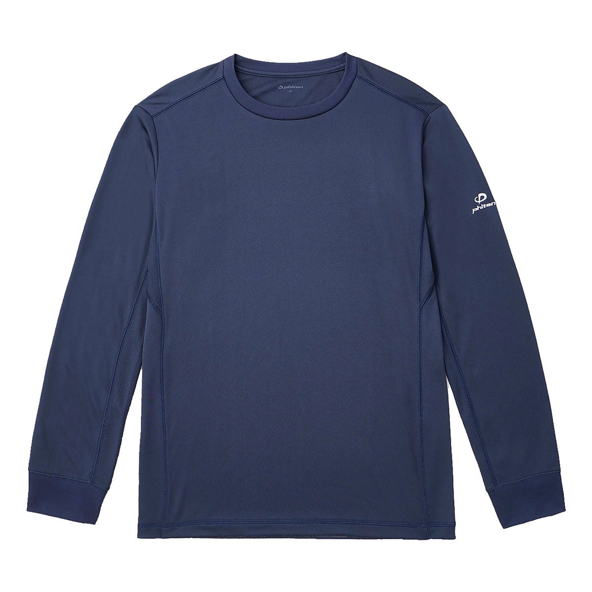 ファイテン Phiten　RAKU 長袖 Tシャツ ネイビー JG6241 2024年モデル