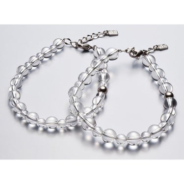 ファイテン Phiten　水晶コンビブレス（+3cmアジャスター）　AQ8070 水晶