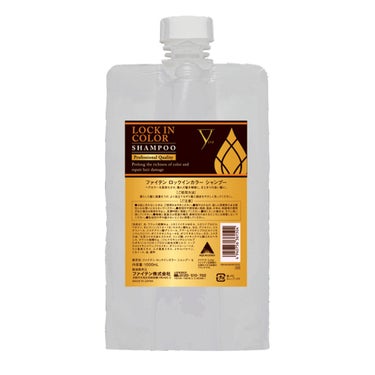 ファイテン Phiten　LOCK IN COLOR シャンプー 1000ml　HSH91002 イエロー