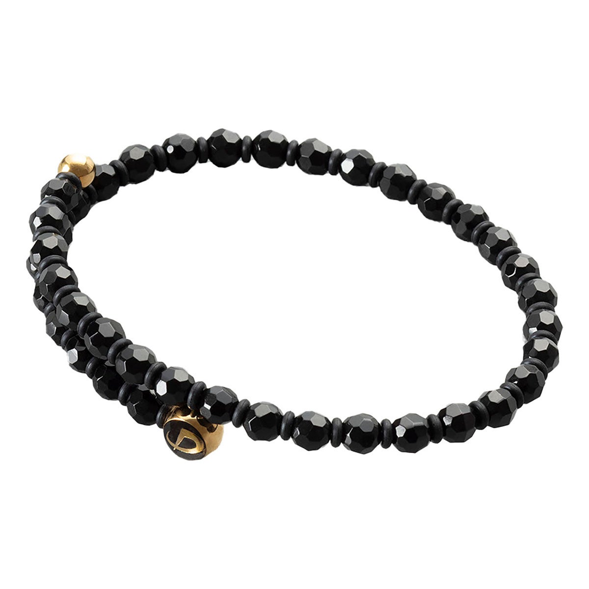 ファイテン Phiten　クリスタル ブレスレット オニキス　JX9640 オニキス