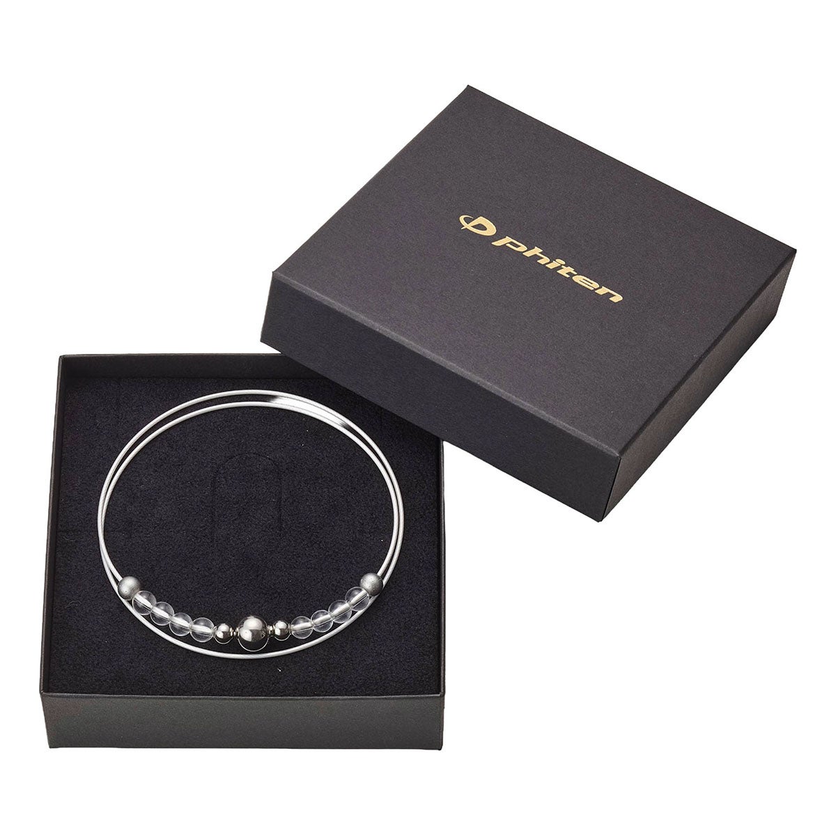 ファイテン Phiten　ネックレス ワイヤー 水晶　JX9670 画像4(ALT)