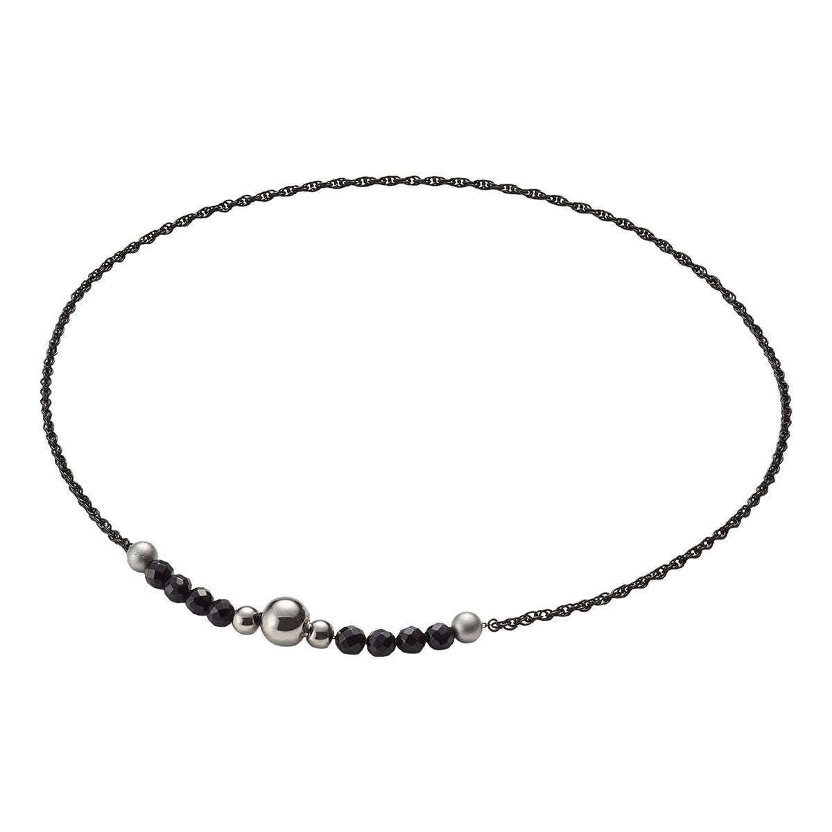 ファイテン Phiten　ネックレス チェーン オニキス　JX9680