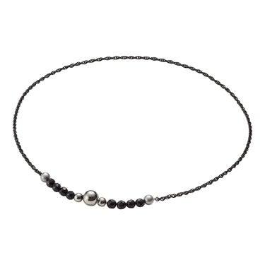 ファイテン Phiten　ネックレス チェーン オニキス　JX9680