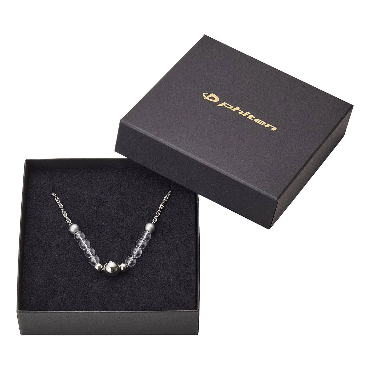 ファイテン Phiten　ネックレス チェーン 水晶　JX9690 画像5(ALT)