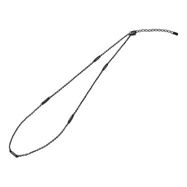 ファイテン Phiten　ネックレス チタンチェーン ステーション 40+5cm ブラック