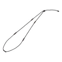 ファイテン Phiten　ネックレス チタンチェーン ステーション 40+5cm ブラック
