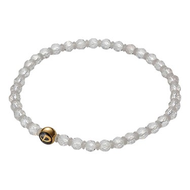 ファイテン Phiten　クリスタル ブレスレット ワンリング 4mm 水晶　JX9840