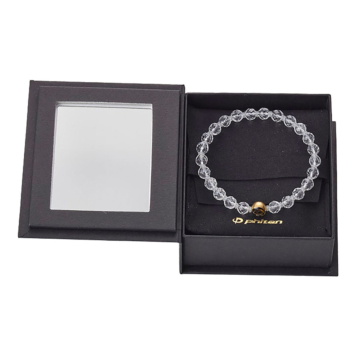 ファイテン Phiten　クリスタル ブレスレット ワンリング 4mm 水晶　JX9840 画像3(ALT)