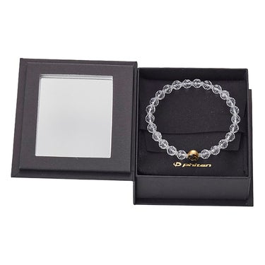 ファイテン Phiten　クリスタル ブレスレット ワンリング 6mm 水晶　JX9850 画像3(ALT)