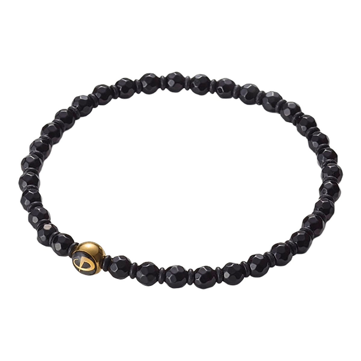 ファイテン Phiten　クリスタル ブレスレット ワンリング 4mm オニキス　JX9860