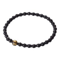 ファイテン Phiten　クリスタル ブレスレット ワンリング 4mm オニキス　JX9860