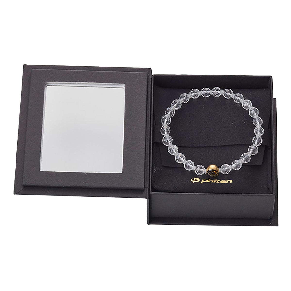 ファイテン Phiten　クリスタル ブレスレット ワンリング 4mm オニキス　JX9860 画像3(ALT)