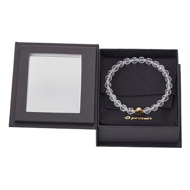 ファイテン Phiten　クリスタル ブレスレット ワンリング 4mm オニキス　JX9860 画像3(ALT)