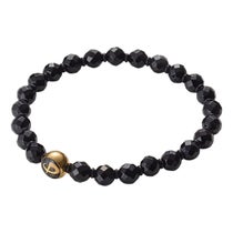 ファイテン Phiten　クリスタル ブレスレット ワンリング 6mm オニキス　JX9870