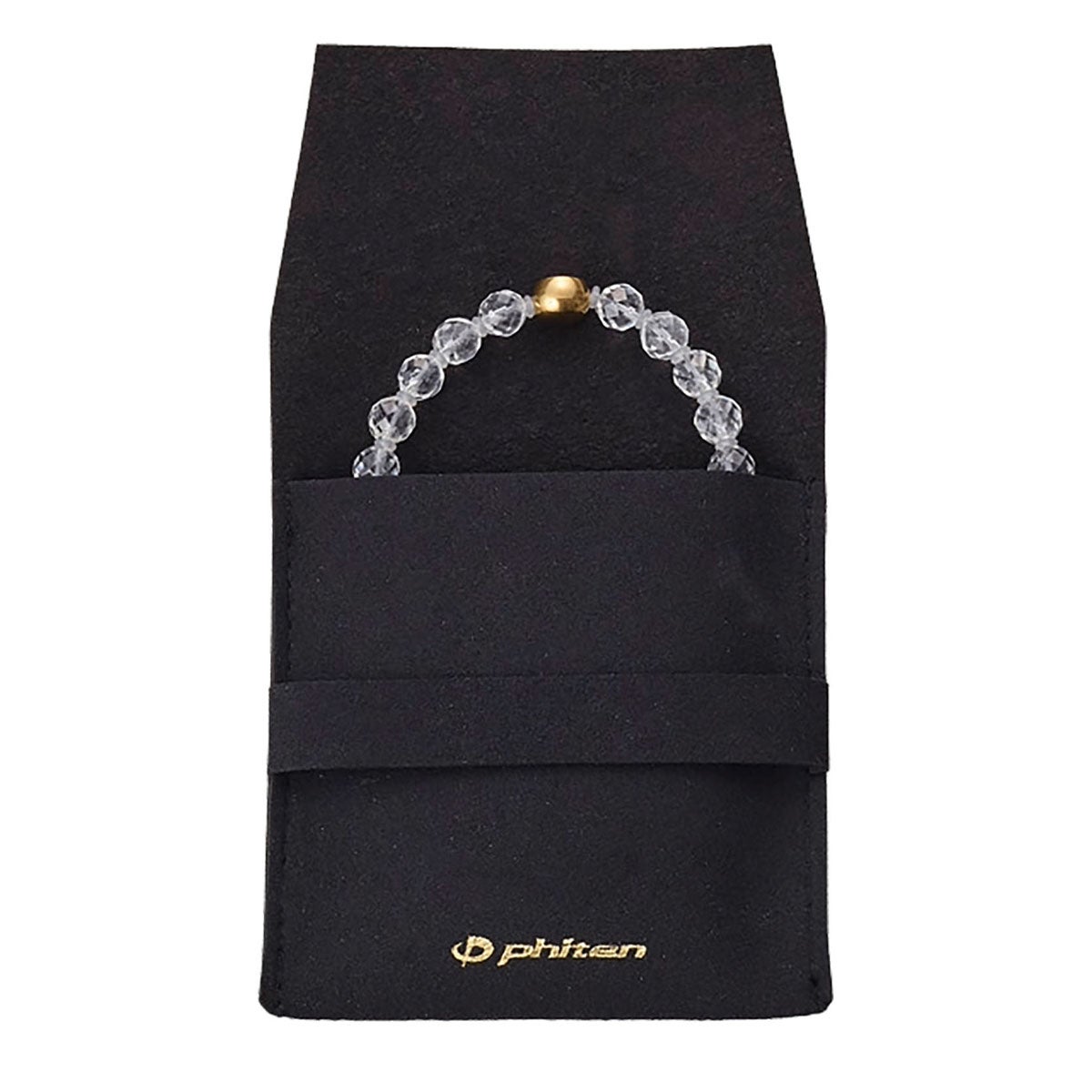 ファイテン Phiten　クリスタル ブレスレット ワンリング 6mm オニキス　JX9870 画像3(ALT)