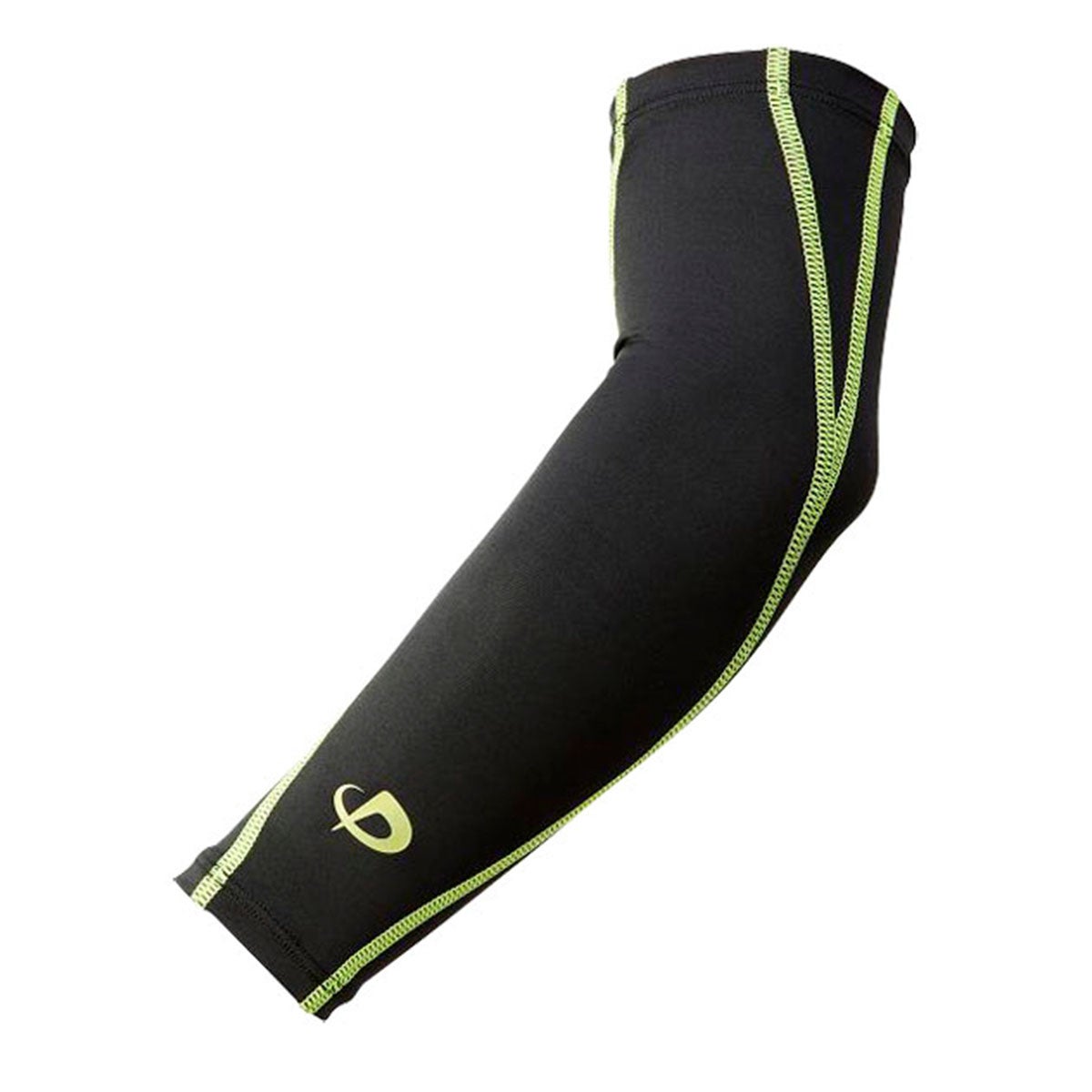 ファイテン Phiten　ファイテン スポーツスリーブ X 30腕用（2枚入） ブラック×グリーンイエロー　SL5352