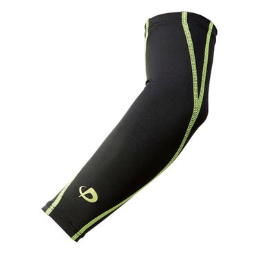 ファイテン Phiten　ファイテン スポーツスリーブ X 30腕用（2枚入） ブラック×グリーンイエロー　SL5352