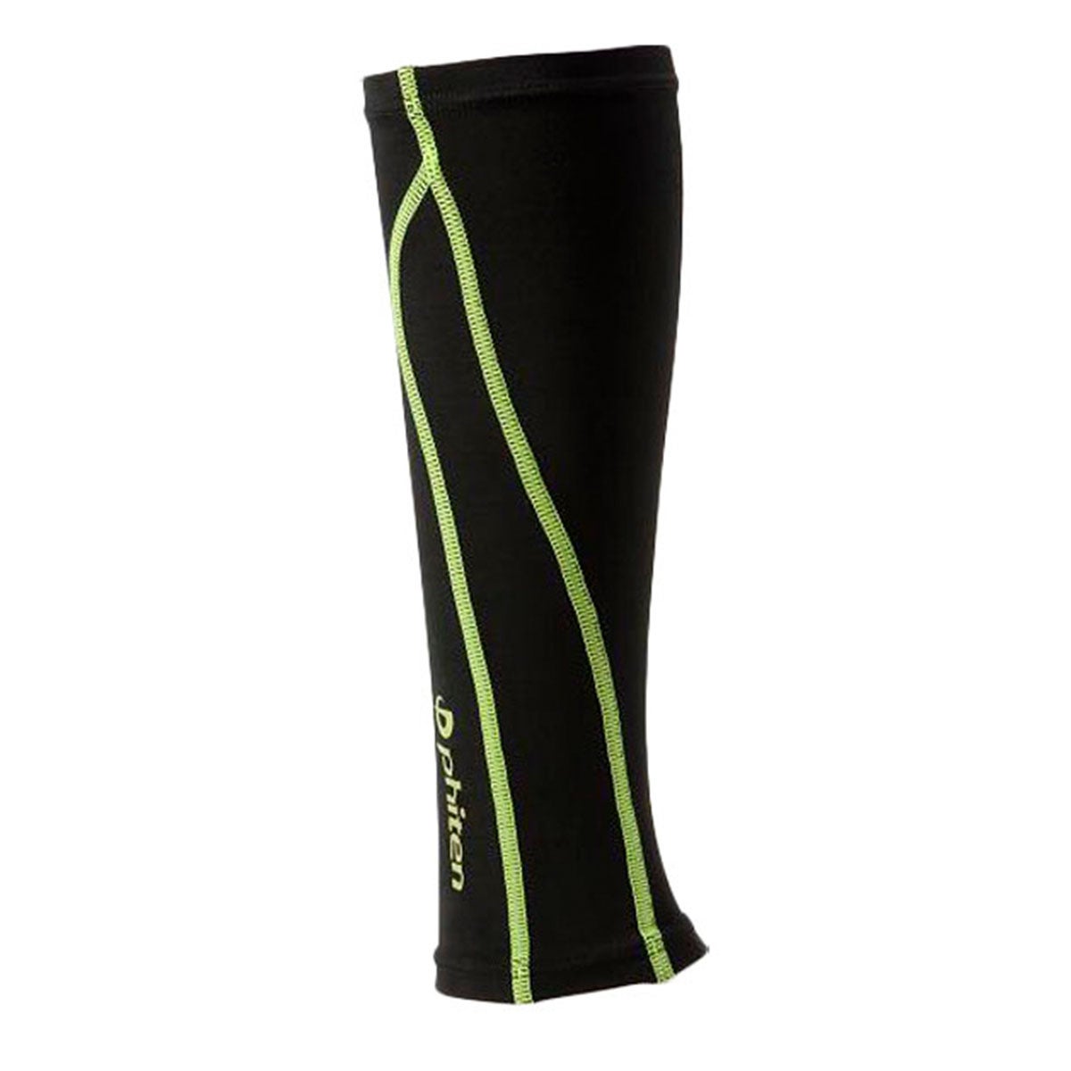 ファイテン Phiten スポーツスリーブ X 30足用（2枚入） ブラック×グリーンイエロー SL5362
