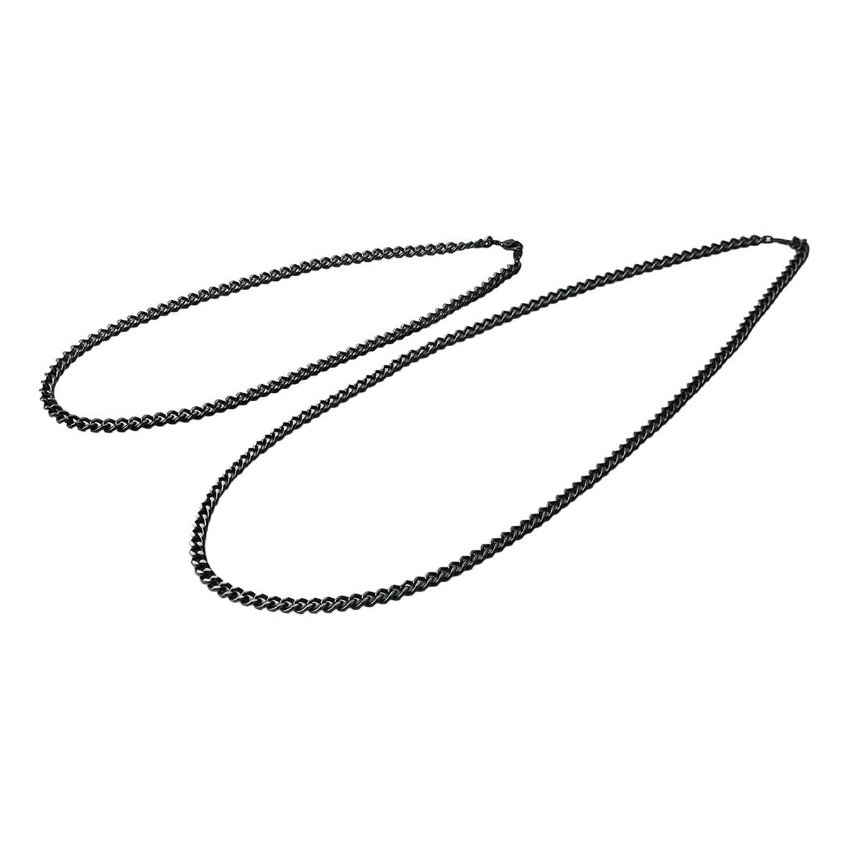 ファイテン Phiten　炭化 チタンチェーン ブレス ブラック　TC6660 画像3(ALT)