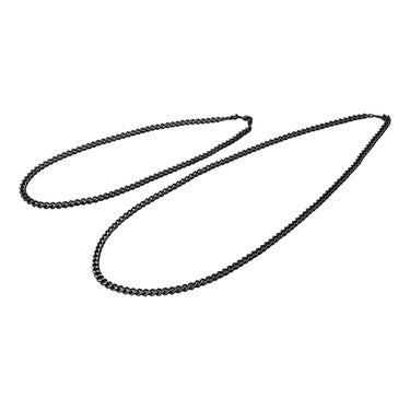 ファイテン Phiten　炭化 チタンチェーン ブレス ブラック　TC6660 画像3(ALT)