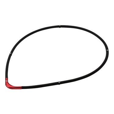 ファイテン Phiten　RAKUWA 磁気 チタンネックレス S II LIMITED MODEL ブラック×レッド　TG8612 ブラック×レッド