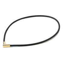 ファイテン Phiten　RAKUWA 磁気 ネック チョッパースクエア 50cm ゴールド×ブラック　TG8970