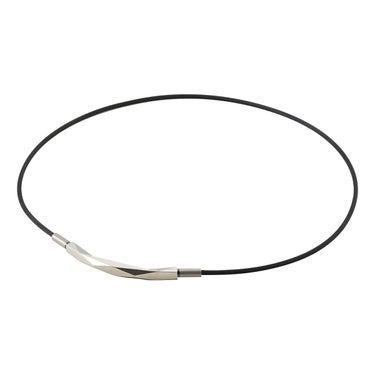 ファイテン Phiten　RAKUWA ネックレス ダイヤモンドカット シルバー　TG8990 シルバー