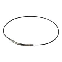 ファイテン Phiten　RAKUWA ネックレス ダイヤモンドカット ブラック　TG8991